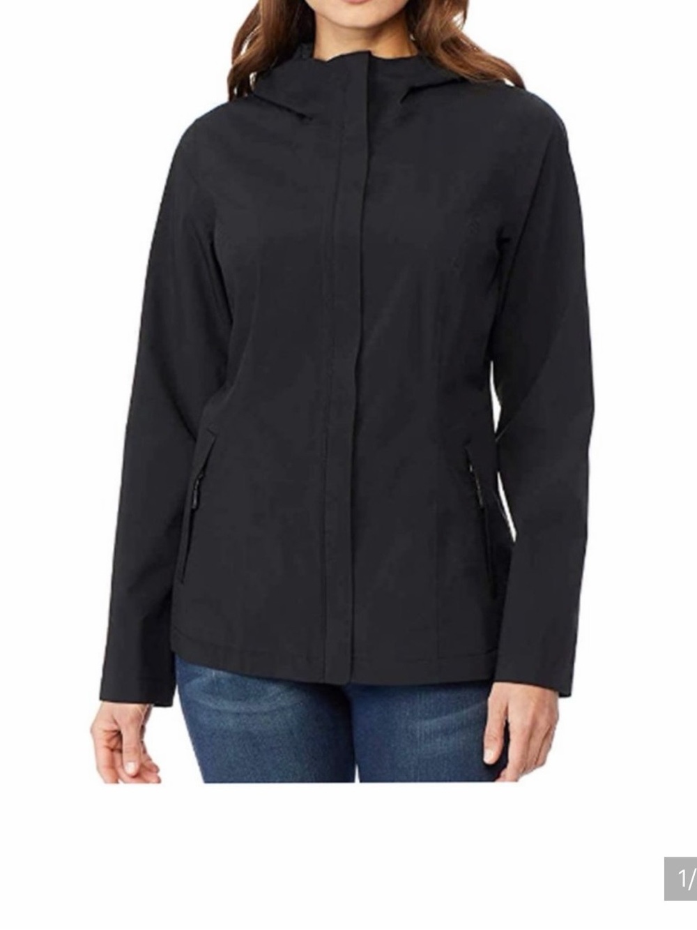 32 COOL Women's Hooded Rain Jacket Waterproof Size S